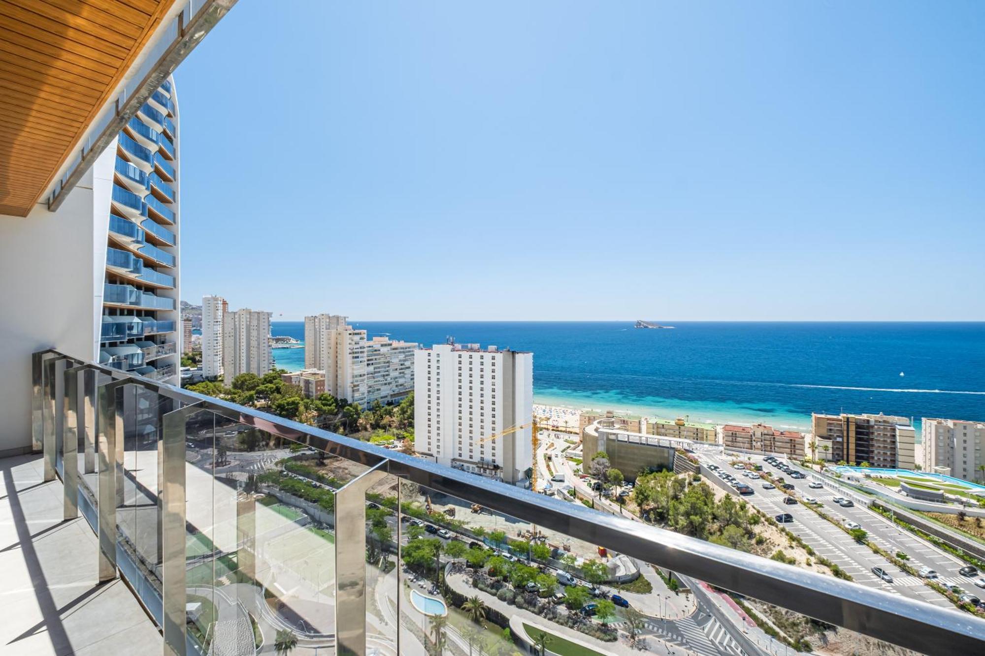 Sunset Waves 18-35 Poniente Beach Resort 貝尼多姆 外观 照片