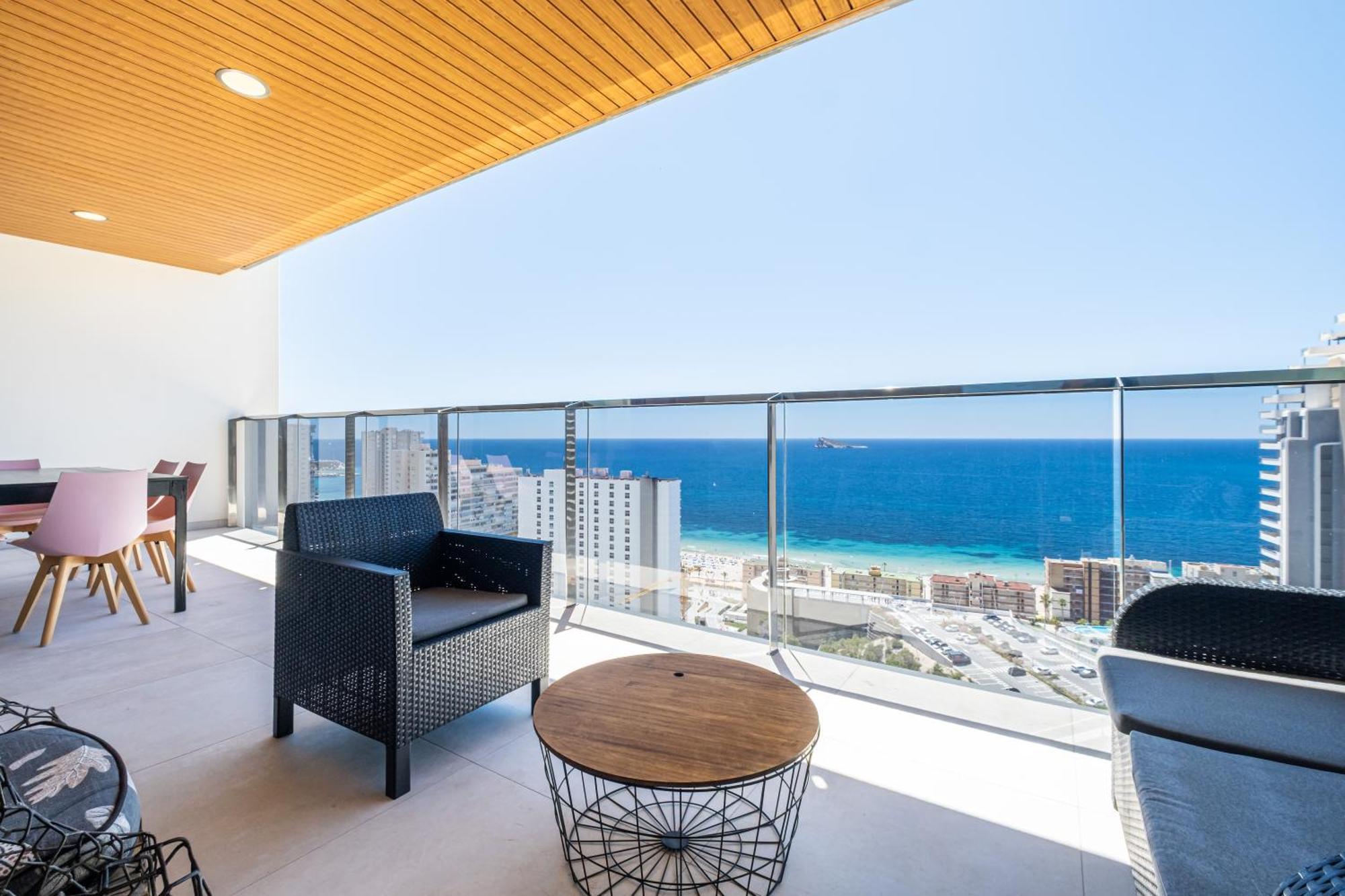 Sunset Waves 18-35 Poniente Beach Resort 貝尼多姆 外观 照片