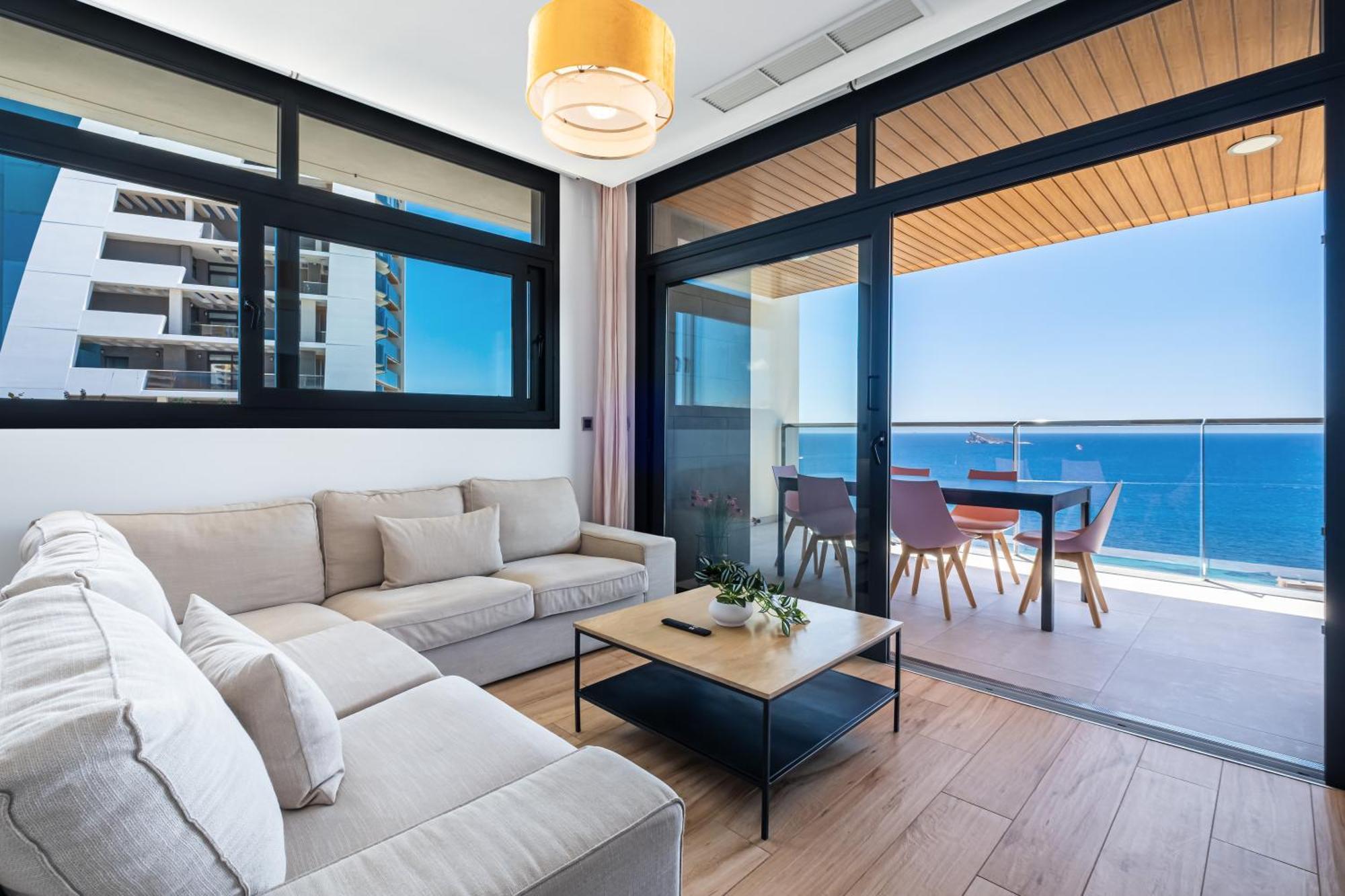 Sunset Waves 18-35 Poniente Beach Resort 貝尼多姆 外观 照片